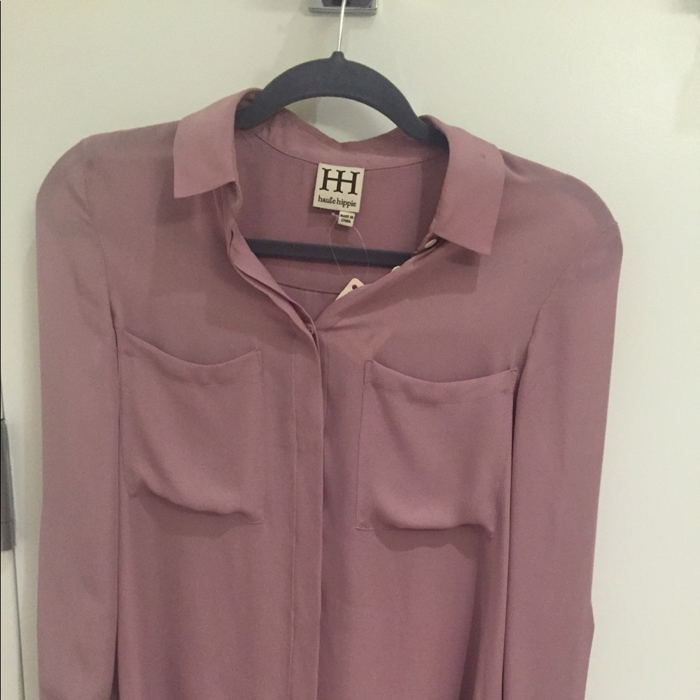 Haute hippie silk blouse